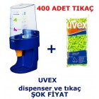 Uvex Dispenser + 400 ADET Kulak Tıkacı dahil